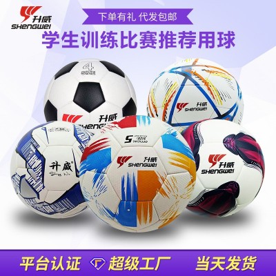 批发5号成人足球3号儿童4号中小学生足球世界杯款pu机缝胶粘足球图3