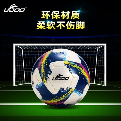 手缝足球5号PU皮革蛇皮世界杯足球成人耐磨软皮真皮发光足球批发图3