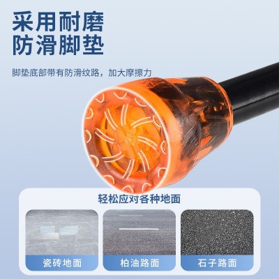 超艺折叠肘拐手臂式拐杖腋下拐年轻人骨折防滑铝合金腋拐 工厂批发图3