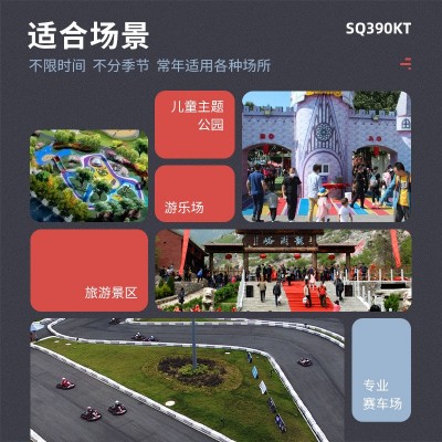 SQ赛骑成人单人豪华大马力专业竞速卡丁车390cc漂移赛车带储物图2