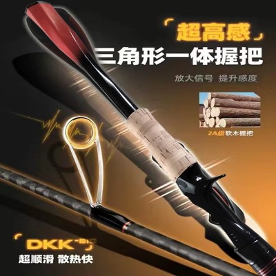 赫鲁斯路亚竿套装纺车轮超硬远投鱼竿碳素路亚杆抛竿路亚竿全套图2
