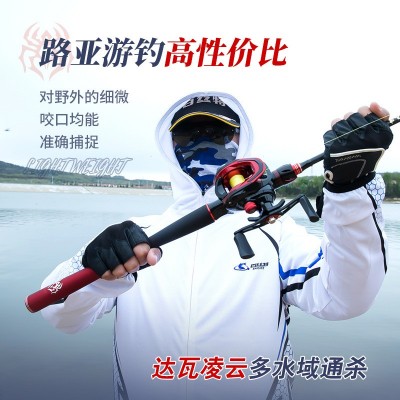 达瓦凌云鱼竿路亚竿套装枪柄水滴轮直柄纺车轮翘嘴黑鱼鲈鱼马口竿图3
