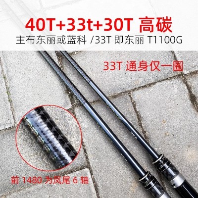 工厂直销独节鳜鱼杆全富士SIC导环路亚虫竿超快调竞技黑坑渔之刃图4
