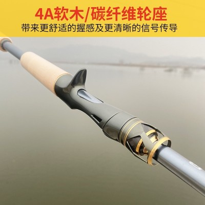 更专业独节鳜鱼竿可调重心超快调富士SIC导环凤尾黑坑路亚虫竿杆图3