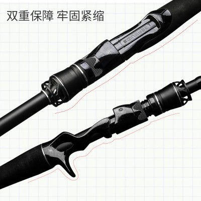 友莱富士路亚竿直枪高碳插竿2.4-2.9米MLMMH钓鲈鱼黑鱼远抛投海杆