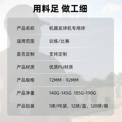高品质自动发球机专用棒球PU训练球9英寸凹洞球耐打耐磨 专业厂家图3