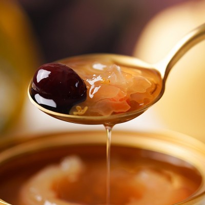 桂花燕窝炖梨冬季滋补暖身免煮即食代餐食品烤梨营养早餐燕窝梨汤图4