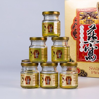 即食燕窝饮品70ml*8瓶礼盒装中老年滋补品人参阿胶枸杞燕窝批发图2