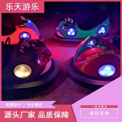商场室内电瓶碰碰车 玻璃钢24V亲子双人儿童碰碰车游乐园设备图4