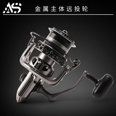 AS猎渔王鳌鲨AG渔轮微物纺车轮全金属渔线轮水滴轮远投轮 海竿渔具图4