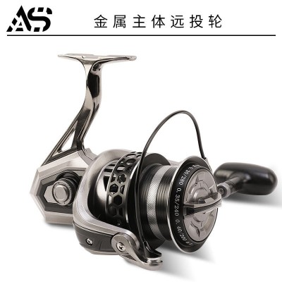 AS猎渔王鳌鲨AG渔轮微物纺车轮全金属渔线轮水滴轮远投轮 海竿渔具图2