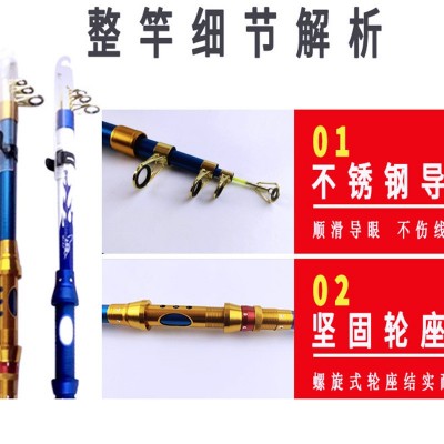 海竿批发超硬海杆远投甩竿抛竿单竿裸竿钓鱼竿杆大物甩杆鲢鳙巨物图3