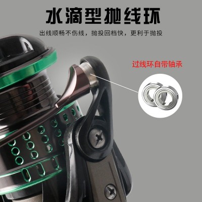 得趣碳素轻量153g路亚轮纺车轮微物马口轮鱼线轮渔轮海竿鱼轮批发图4
