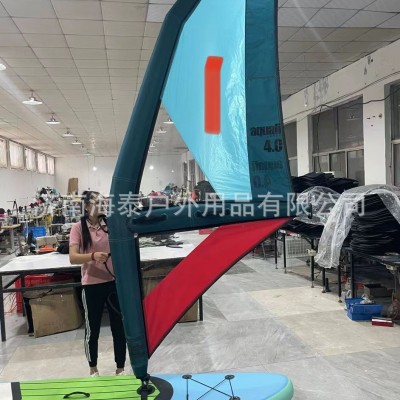 桨板风帆冲浪充气帆板手持风筝板水上滑行风翼板厂家SUP充气帆图2