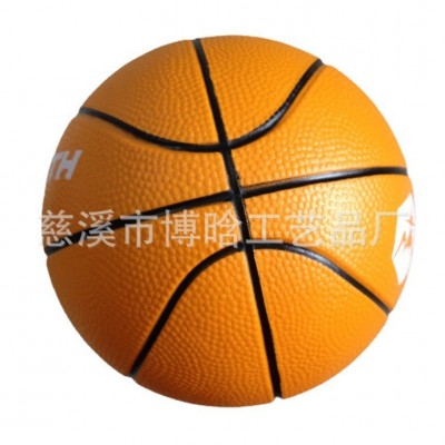 室内训练球14cm发泡篮球 PU发泡压力球 儿童玩具篮球图4