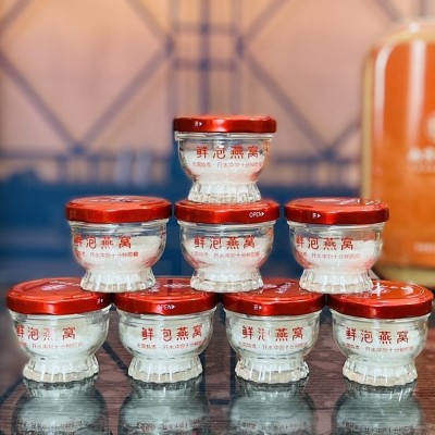 南京同仁堂鲜泡燕窝溯源码冻干燕窝 无糖孕妇新款即食燕窝批发鲜图2