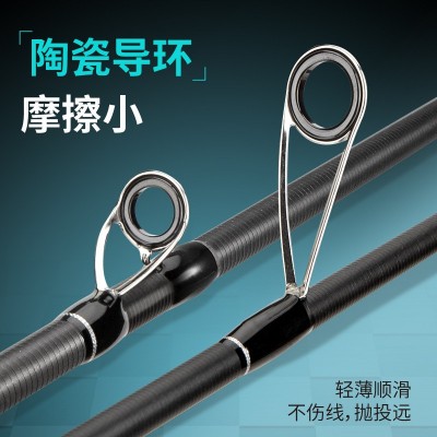 科迈雷龙武士RS炫彩枪直柄路亚竿碳素超远投翘嘴鳜鱼路亚单杆批发图3