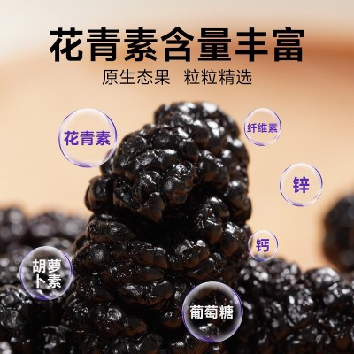 深本堂 桑葚干黑桑葚泡水桑葚茶免洗无沙500g代发包邮图2