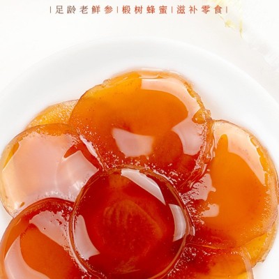 长白山鲜参蜜片175g/袋东北特产鲜参切片开袋即食源头厂家批发图2