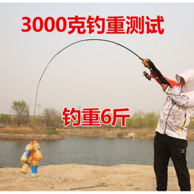 跨境专供黑色碳素可伸缩路亚竿枪柄直柄抛竿M钓2.1米便携短节竿图4