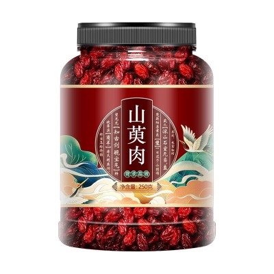 中药材山茱萸 山茱萸肉山萸肉山茱萸粉中药材无核枣皮芋干图3
