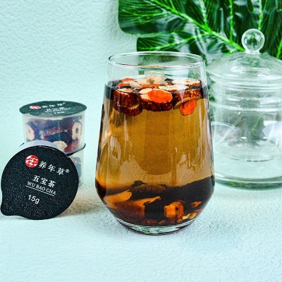人参五宝茶 小罐装桑葚枸杞山药红枣组合花茶十宝茶贴牌定制logo图3