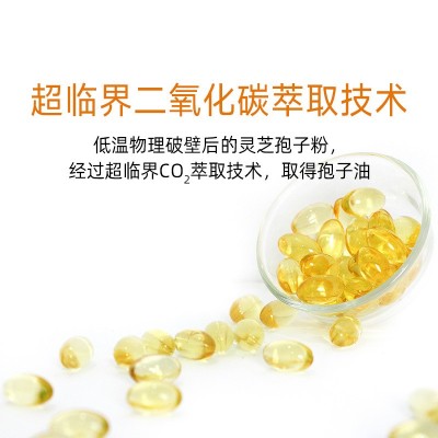 高含量灵芝孢子油中元益宝灵芝孢子油软胶囊孢子油原料源头厂家图2