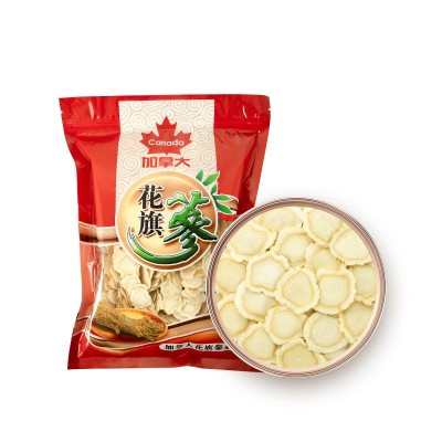 西洋参片250克袋装加拿大软枝西洋参整根切片花旗参含片滋补品图5