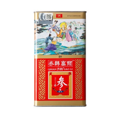 齐韩高丽参铁盒红参整支6年长白山无糖高丽参东北长白山高丽参图5