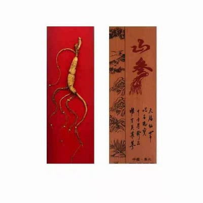 长白山人参 林下参礼盒装干参东北特产礼品批发一手货源图4