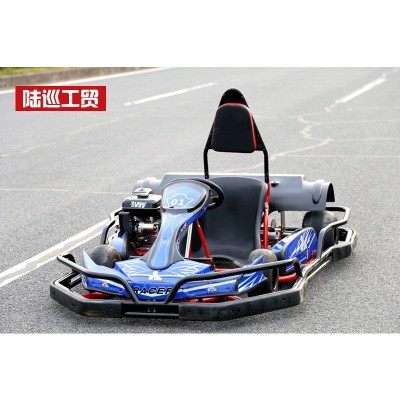 爆款竞技漂移成人卡丁车F1赛道场单人沙滩车汽油四轮摩托车碰碰车图2