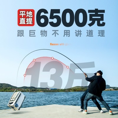 碧泉正品天元青龙大物鱼竿轻量鲢鳙竿黑坑超硬19调大物竿巨物防爆图4