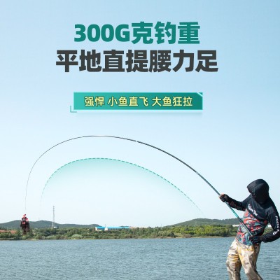 碧泉青龙鱼竿碳素钓鱼竿手杆高档超轻超硬19调台钓竿鲤鱼竿大物竿图3