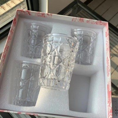 D家藤格纹水晶杯套装透明星空水晶玻璃杯水杯威士忌酒杯图5