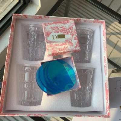 D家藤格纹水晶杯套装透明星空水晶玻璃杯水杯威士忌酒杯图4